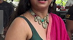 abhaya hiranami sexy boobs in pink saree  1
