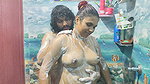 bath romance with hand job and lip lock 4k 1