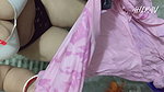 Asian Indian Village Girl Forplay with Her Boyfriend in Bathroom. Washing Clothes and Review Her Pussy,boobs and White Bra