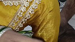 Desi Beauty Blowjob with Ball Massage in Traditional Clothes