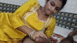 Desi Beauty Blowjob with Ball Massage in Traditional Clothes