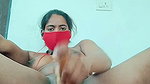 Desi Young Girl Hard Fuking by Big Wooden Dildo and Moaning Loudly