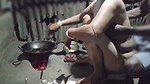 I Was Cooking Naked When My Husband Came Over and Started Squeezing My Breasts