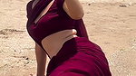 Awesome sexy girl open boobs and hip panty expose photoshoot 1