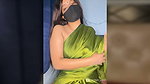 Desi Wife in Saree without blouse shows boobs 1