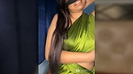 Desi Wife in Saree without blouse shows boobs 1