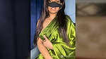 Desi Wife in Saree without blouse shows boobs 1