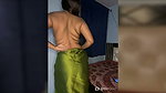Desi Wife in Saree without blouse shows boobs 1