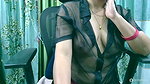 Hot girl in see through black top showing her boobs 1