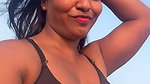 dusky girls sexy boobs in black bra 1