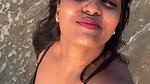 dusky girls sexy boobs in black bra 1