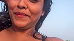 dusky girls sexy boobs in black bra 1