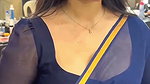 malayali new actress cute sexy navel in violet saree 1