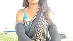 Back Saree with Pink Panty Me Hot Sexy Bhabhi Ki Chudai