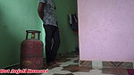 Desi Hindi Clear Voice Delivery Boy Fucked His Pussy in Exchange