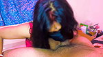 Rina Bhabi Masturbated Her Husband and Gave Pleasure Until Come Out