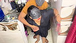Step Stepbrother-in-law Fucks Step Stepsister-in-law in Kitchen First Time Passion
