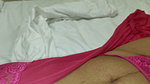 Telugu Anu Aunty in sexy Pink dress