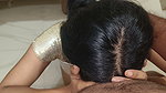 Telugu Aunty on Golden Blouse Red Saree