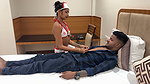 While Examining the Patient, the Female Doctor Explained How to Have Sex