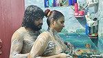 Bath Romance with Hand Job and Lip Lock