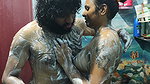 Bath Romance with Hand Job and Lip Lock