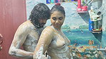 Bath Romance with Hand Job Ans Penis Rub on Ass