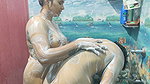 Bath Romance with Hand Job Ans Penis Rub on Ass