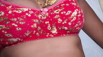 Desi Hot Real Sex Video of Bhabhi Wearing a Dress and Wearing a Red Bra Real Desi Indian Sex