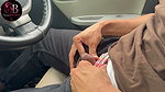 Doggystyle Handjob for Friend in Car Outdoors – Risky Sex Hindi Audio
