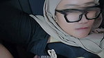 Forbidden Backseat Ride, Hijab Sweaty Girl Raw Pounding by Rental Driver and Got Cum in Face – Minokiiko