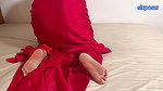 House Empty. Maid in Saree Taking Every Inch so No One Hears Her Moan