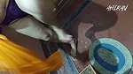 Indian Desi Village Girl and Boy Forplay. Yellow Petticoat view Ass and Vulva.