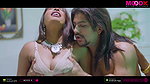 Indian Musclar Boy Enjoying Threesome Hardcore Sex with His Wife and Girlfriend.