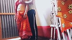 My Beautiful Saree Wear Bhabi with Big Boobs Waiting for My Big Black Cock in Outside
