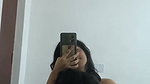 College GF Nude BJ and play with lover 1