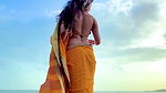 GITANJALEE FAPWORTHY BEAUTY SEXY IN BACKLESS SAREE UUFFF 1