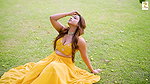 Beautiful hot girls huge cleavage show sensual photoshoot 1