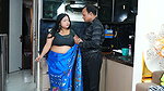 An Unknown busty babe hot scene – Maid-Malik, Saree, Midriff show, Thigh caressed 1