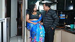 An Unknown busty babe hot scene – Maid-Malik, Saree, Midriff show, Thigh caressed 1
