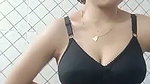 Horny Bengali Girlfriend Squeezes Her Full Breasts & Opens Up in the Shower 17