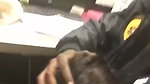 Horny Girl Sucks Off Building’s BBC Security Guard 1