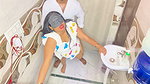 Beautiful Bhabhi Gets Roughly Fucked By Padosi On The Living Room Sofa