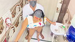 Beautiful Bhabhi Gets Roughly Fucked By Padosi On The Living Room Sofa