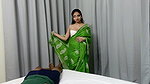 Beautiful Indian Bhabhi Handjob with Desi Saree