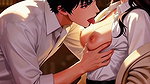 Beautiful woman library room sex