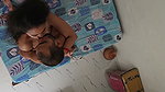 Desi couple passionate kissing in bedroom