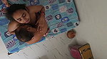 Desi couple passionate kissing in bedroom