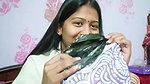 Desi indian brother-in-law fed his sister-in-law a banana, had sex with her, and licked her pussy. hindi video ( Tina Nandey )