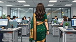 Episode 2 Indian secretary marries hardcore Dia in the night office promotion animation